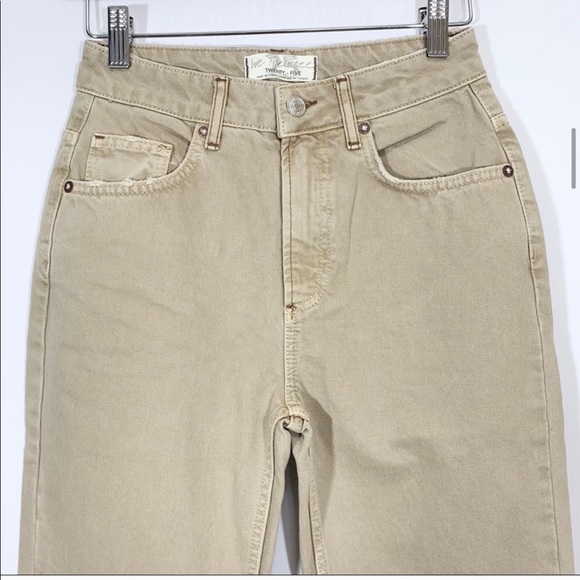 NWOT Free People Dakota Straight Leg Jean in Cafe - Picture 7 of 9